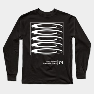 Interstellar Space - Minimal Style Graphic Artwork Long Sleeve T-Shirt